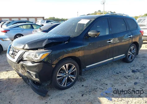 2019 Nissan Pathfinder Platinum from USA, damaged, VIN 5N1DR2MM3KC592653